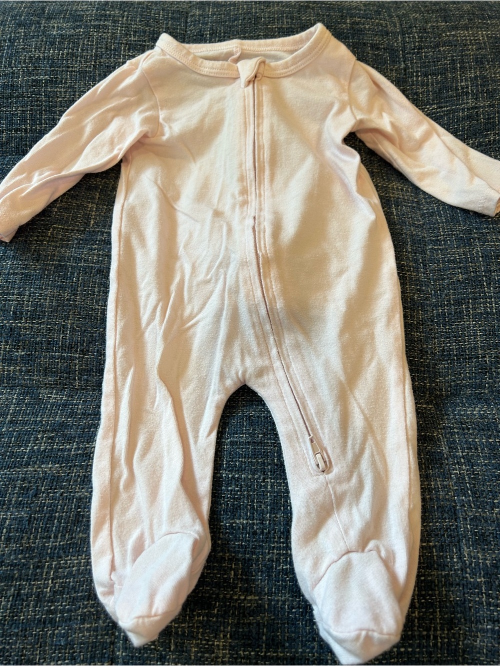 ☀️ 3/$15 First Impressions Footie Onesie Pink